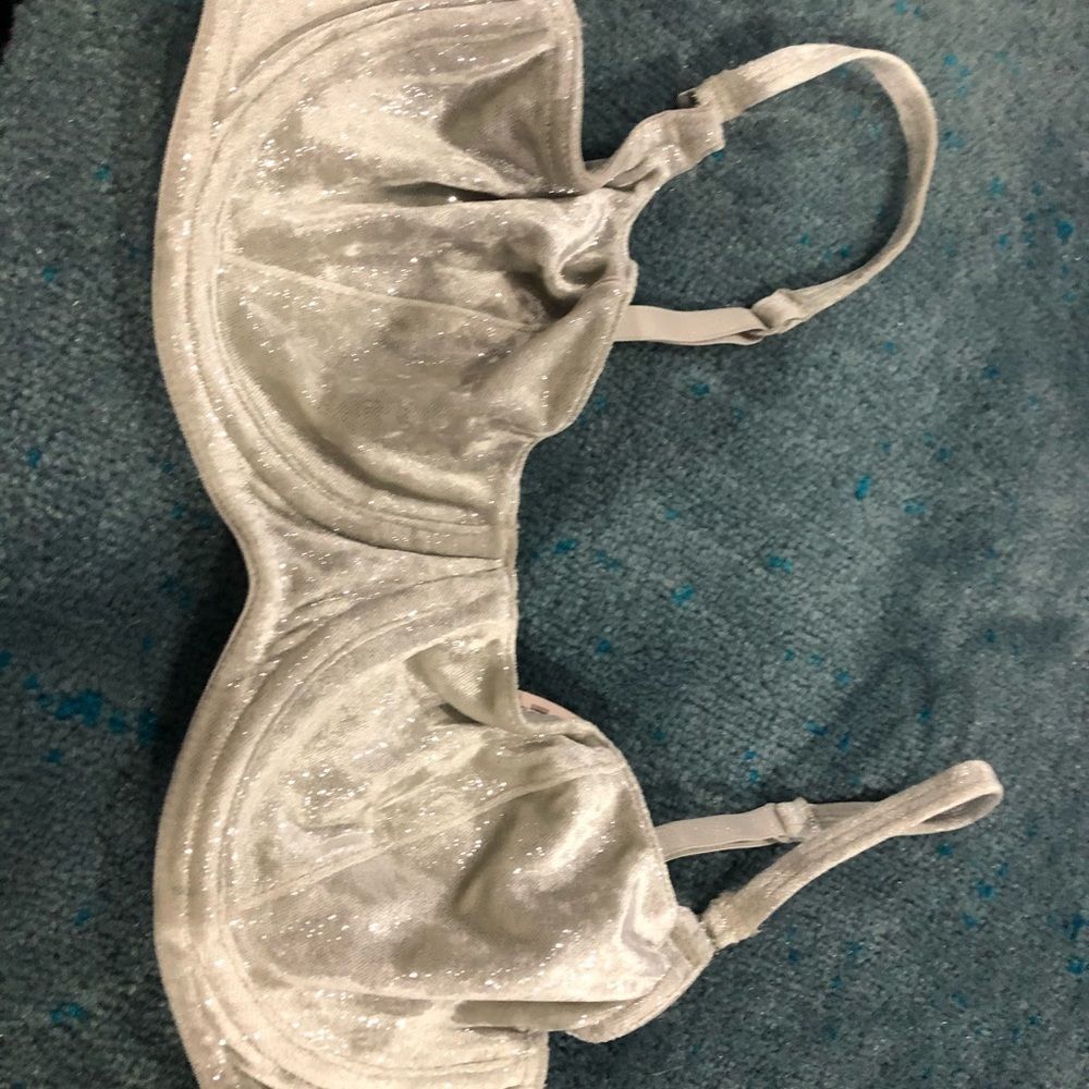 VS Velvet Bra with glitter